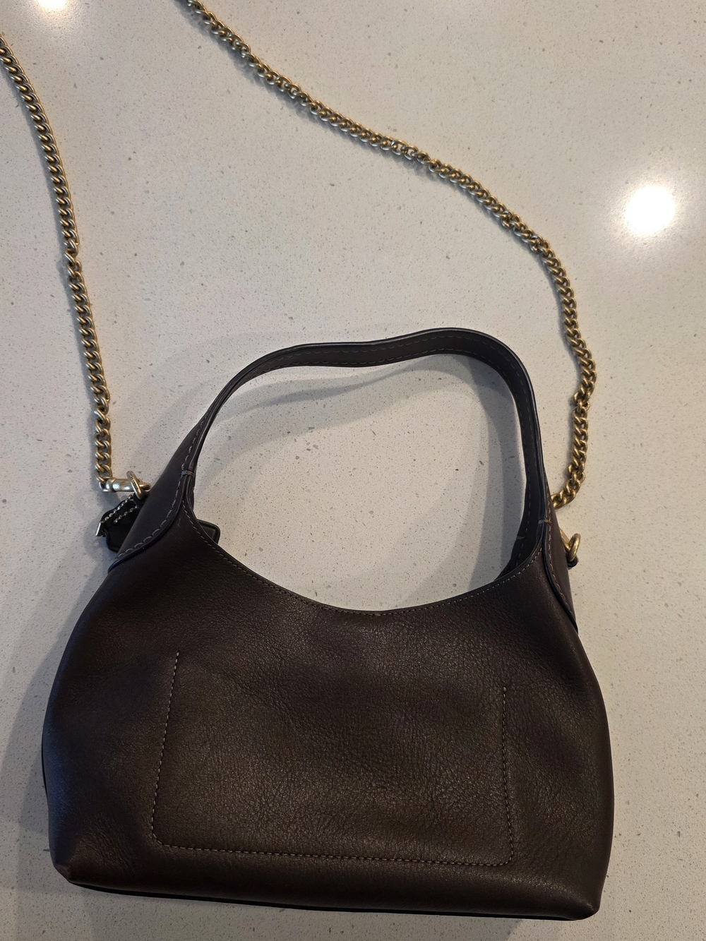 Coach Women's Maple Brooklyn 23 Leather Crossbody - Picture 4 of 8
